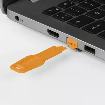 Lindy 47898 Portblocker RJ-45 Πορτοκαλί Ακρυλονιτρίλιο-Βουταδιένιο-Στυρόλιο (ABS) 20 τεμ.