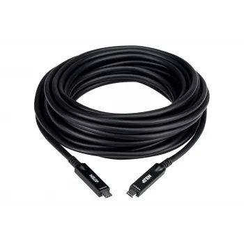 Καλώδιο USB-C AOC ATEN UE3410F-AT, 10 m, USB-C σε USB-C, 10 Gbit/s, Μαύρο