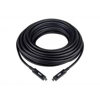 Ενεργό οπτικό καλώδιο USB-C 15 m ATEN UE3415F — USB-C σε USB-C, 15 Gbit/s, Μαύρο