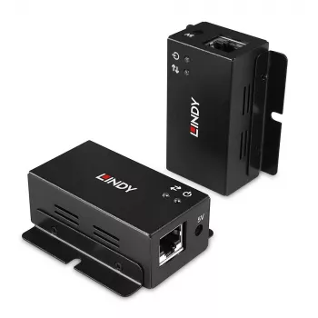 Πομποδέκτης και δέκτης δικτύου Lindy 50m 2 Port USB 2.0 Cat. 6 Extender