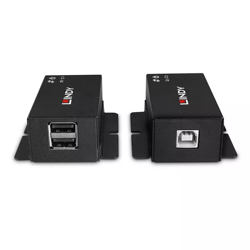 Πομποδέκτης και δέκτης δικτύου Lindy 50m 2 Port USB 2.0 Cat. 6 Extender