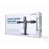 Βάση οθόνης Gembird MS-D2-01 27 ιντσών μαύρη ελεύθερη τοποθέτηση