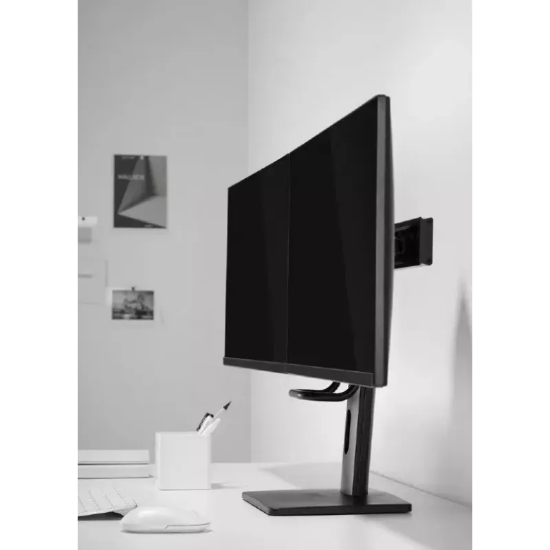 Βάση οθόνης Gembird MS-D2-01 27 ιντσών μαύρη ελεύθερη τοποθέτηση