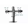Βάση οθόνης Gembird MS-D2-01 27 ιντσών μαύρη ελεύθερη τοποθέτηση