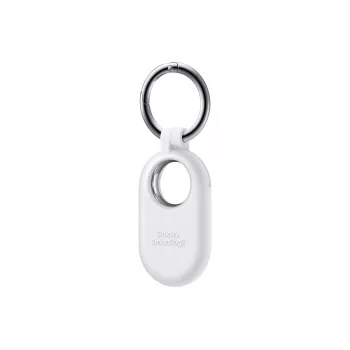 Samsung EF-PT560CWEGWW θήκη σιλικόνης με κρίκο καραμπίνερ για Galaxy SmartTag2, λευκή