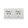 ICY BOX IB-MPS4200W-PD Πρίζα Type F + USB A + USB C λευκή