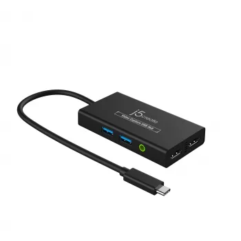 Συσκευή σύλληψης βίντεο USB Hub j5create JVA01-N 1920x1080 30Hz Μαύρο