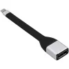 Techly ICOC-USBC-DP12 Καλώδιο-προσαρμογέας βίντεο 0,131 m USB Type-C DisplayPort Μαύρο