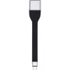 Techly ICOC-USBC-DP12 Καλώδιο-προσαρμογέας βίντεο 0,131 m USB Type-C DisplayPort Μαύρο