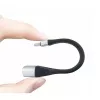 Techly ICOC-USBC-DP12 Καλώδιο-προσαρμογέας βίντεο 0,131 m USB Type-C DisplayPort Μαύρο