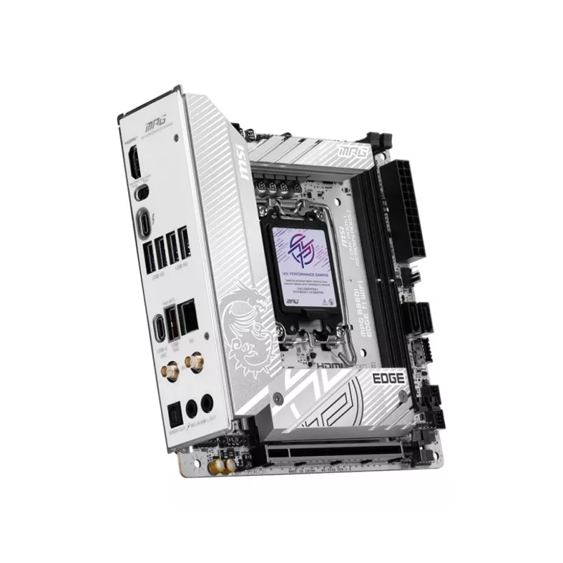 MSI MPG B860I EDGE TI WIFI Μητρική Intel B860 LGA 1851 (Socket V1) Mini-ITX