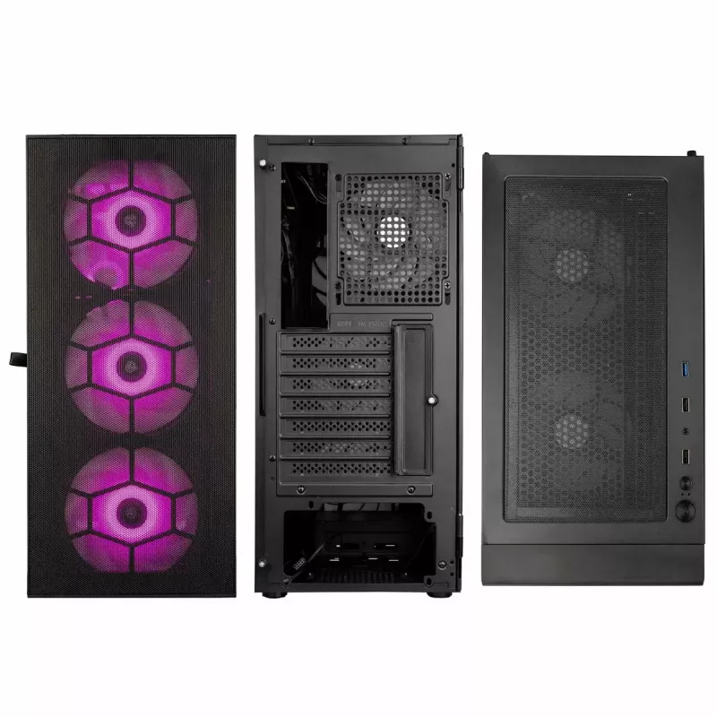 Κουτί PC Kolink OBSERVATORY HF MB Midi Tower Μαύρο