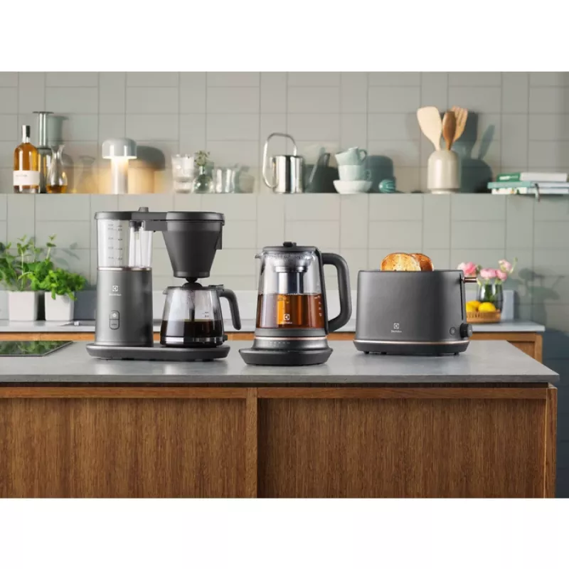 Τοστιέρα Electrolux E7T1-6BP 2 φέτες 980 W Μαύρο