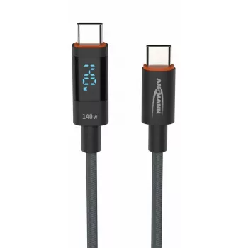 Καλώδιο USB Ansmann 1700-0176 USB 2.0 1,2m USB C Ανθρακί