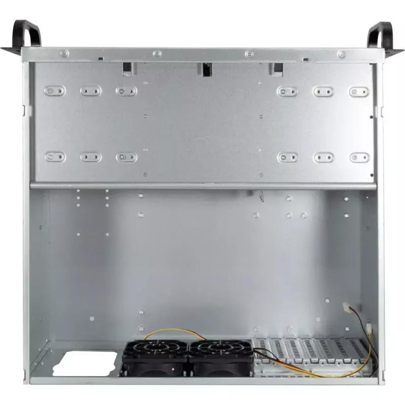 Κουτί διακομιστή Inter-Tech 4U 40240 Rack Μαύρο, Γκρι