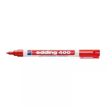 Μαρκαδόρος μόνιμος Edding 400 Κόκκινο