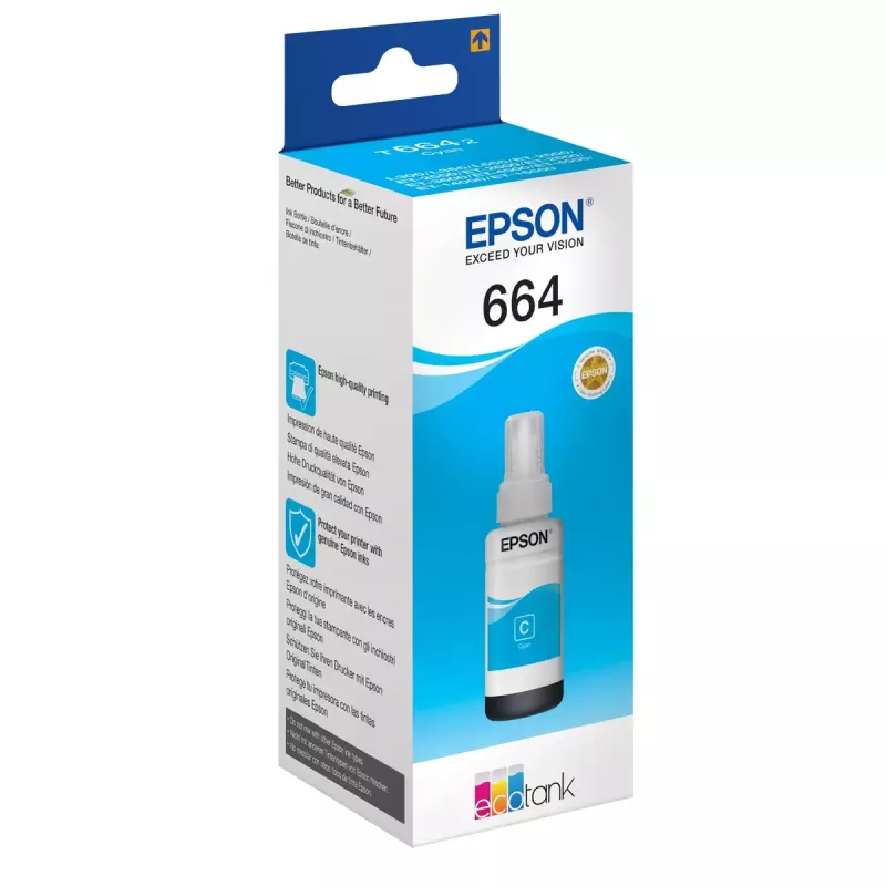 Epson 664 Ecotank Κυανό Μελάνι φιάλη (70 ml)