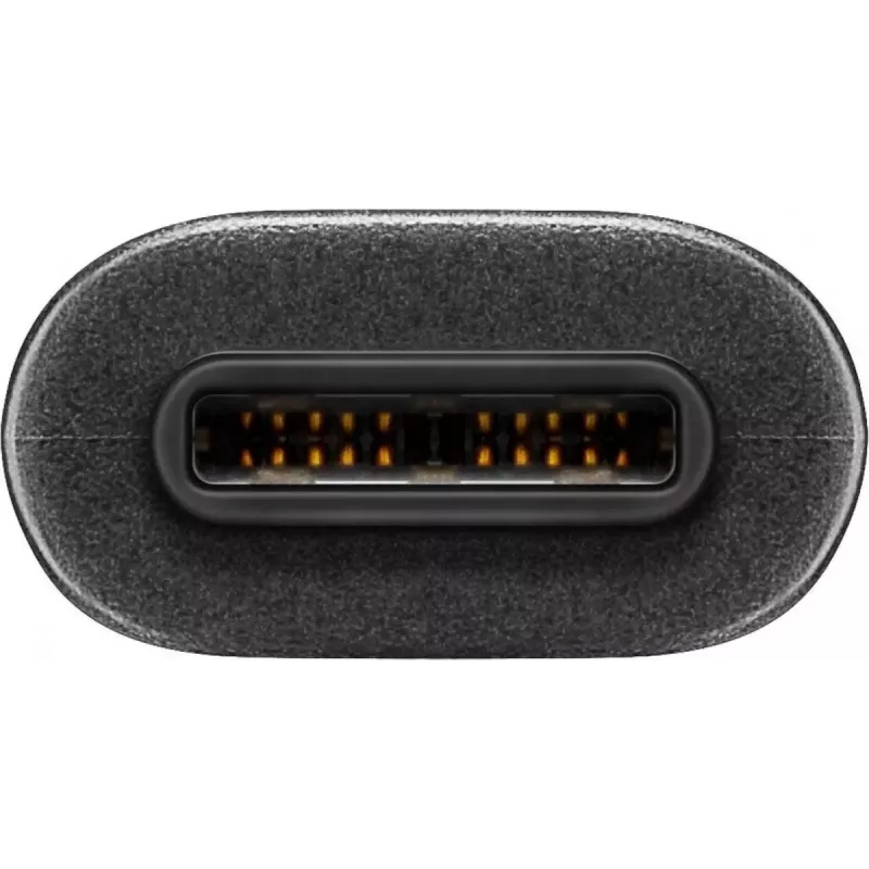 Goobay Καλώδιο USB USB 2.0 1m Micro-USB B USB C Μαύρο