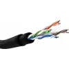 Καλώδιο δικτύου Goobay 94399 U/UTP Cat6 305 m μαύρο