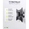 Goobay TV EasyFlex M Βάση τοίχου με λειτουργία κλίσης, μαύρο (51893)