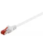 Καλώδιο δικτύου Goobay 95471 RJ-45 Cat6 0,5 m λευκό