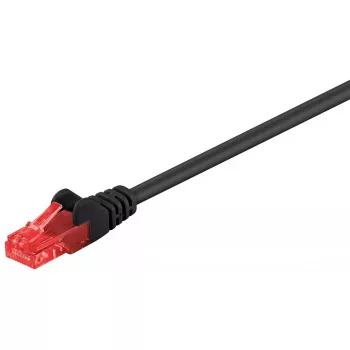 Καλώδιο δικτύου Goobay CAT 6 Patch RJ-45 Cat6 2m Μαύρο