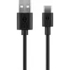 Σετ φορτιστή Goobay USB-C 5W με καλώδιο 1m μαύρο