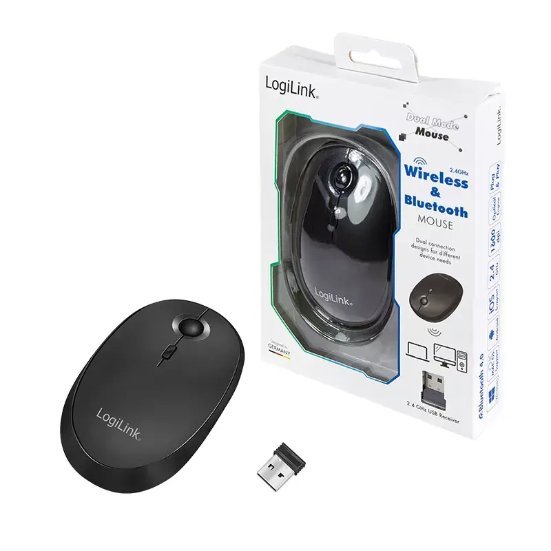 Ποντίκι LogiLink ID0204 RF Wireless + Bluetooth
