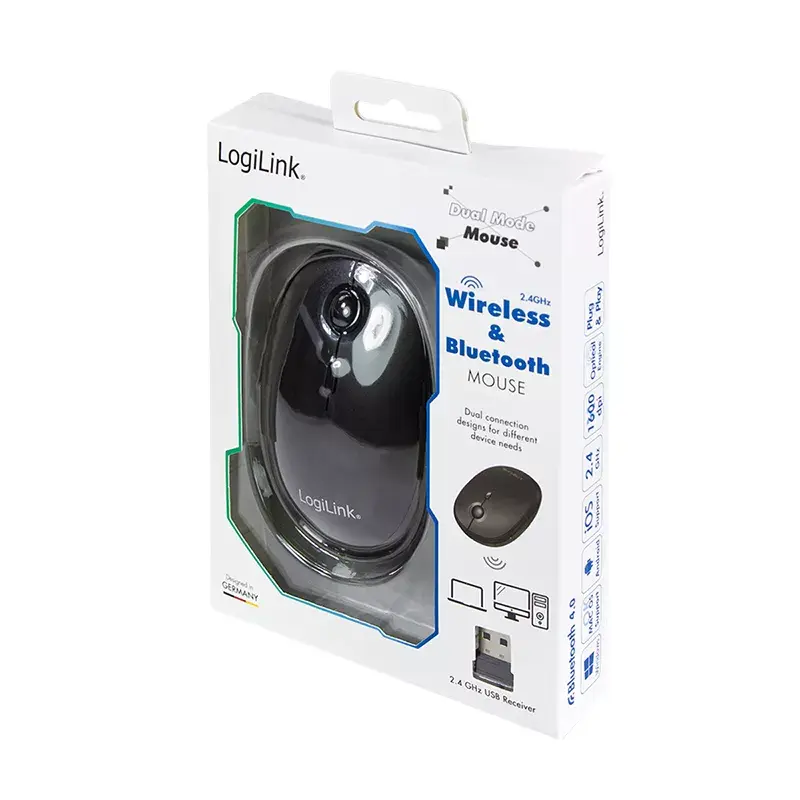 Ποντίκι LogiLink ID0204 RF Wireless + Bluetooth