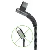 Καλώδιο USB Goobay USB 2.0 2m USB-C μαύρο/γκρι