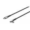 Καλώδιο USB Goobay USB 2.0 2m USB-C μαύρο/γκρι