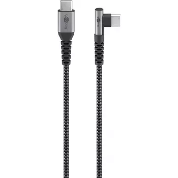 Καλώδιο USB Goobay USB 2.0 2m USB-C μαύρο/γκρι