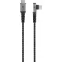 Καλώδιο USB Goobay USB 2.0 2m USB-C μαύρο/γκρι