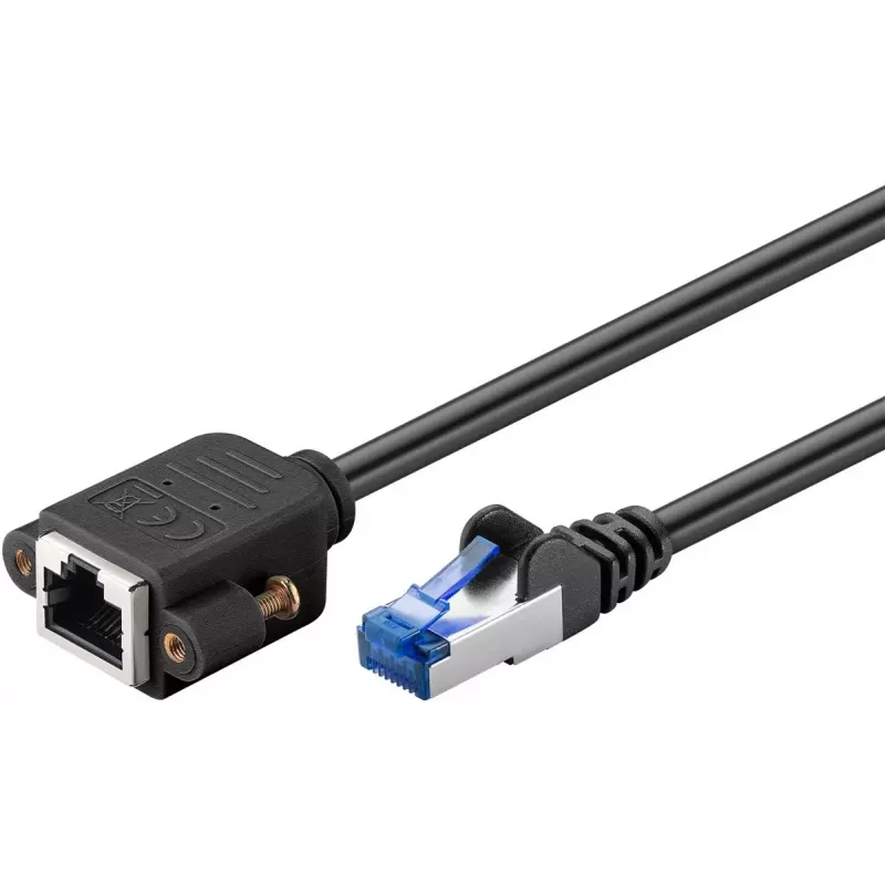 Καλώδιο δικτύου Goobay 65645 RJ-45 Cat6a 5 m μαύρο