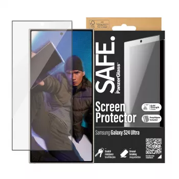 PanzerGlass SAFE. by ® Προστασία οθόνης Samsung Galaxy S24 Ultra | Ultra-Wide Fit με EasyAligner