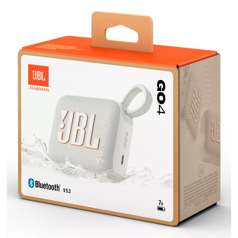 JBL Go 4 Μονοφωνικό φορητό ηχείο Λευκό 4,2 W