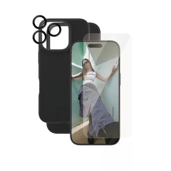 Συσκευασία 3 σε 1 PanzerGlass CARE by Fashion iPhone 16 Pro