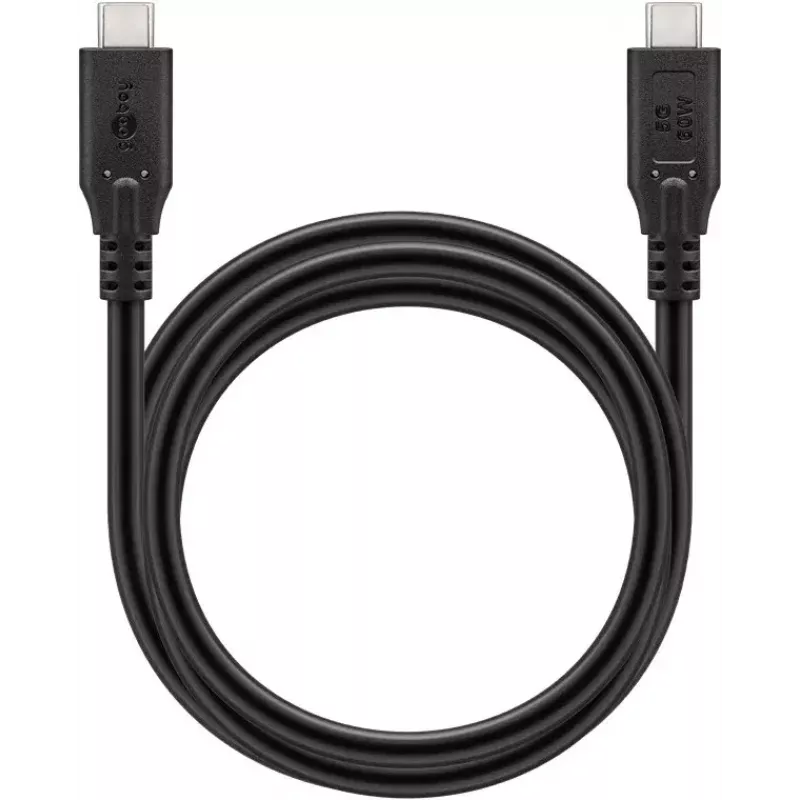 Καλώδιο USB Goobay 74728 USB 3.2 Gen 1 2m USB-C μαύρο
