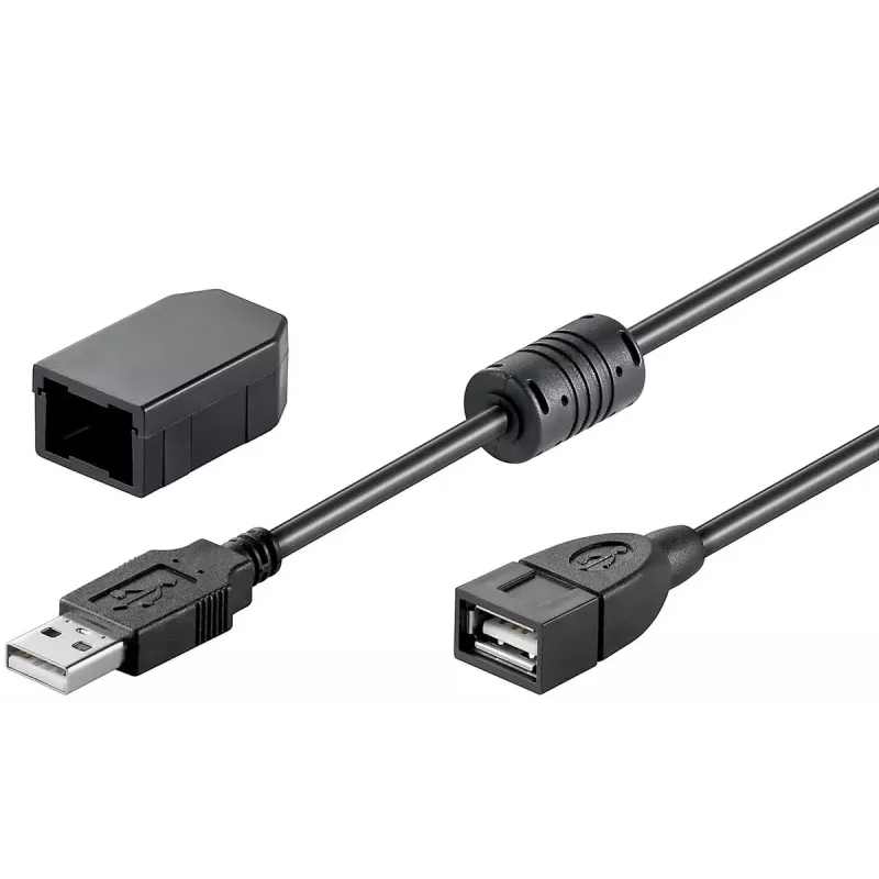 Καλώδιο USB Goobay 93284 USB 2.0 2 m USB A Μαύρο