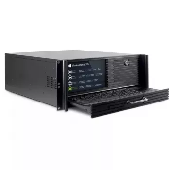 Κουτί διακομιστή Inter-Tech 4U 4452-TFT Rack Μαύρο