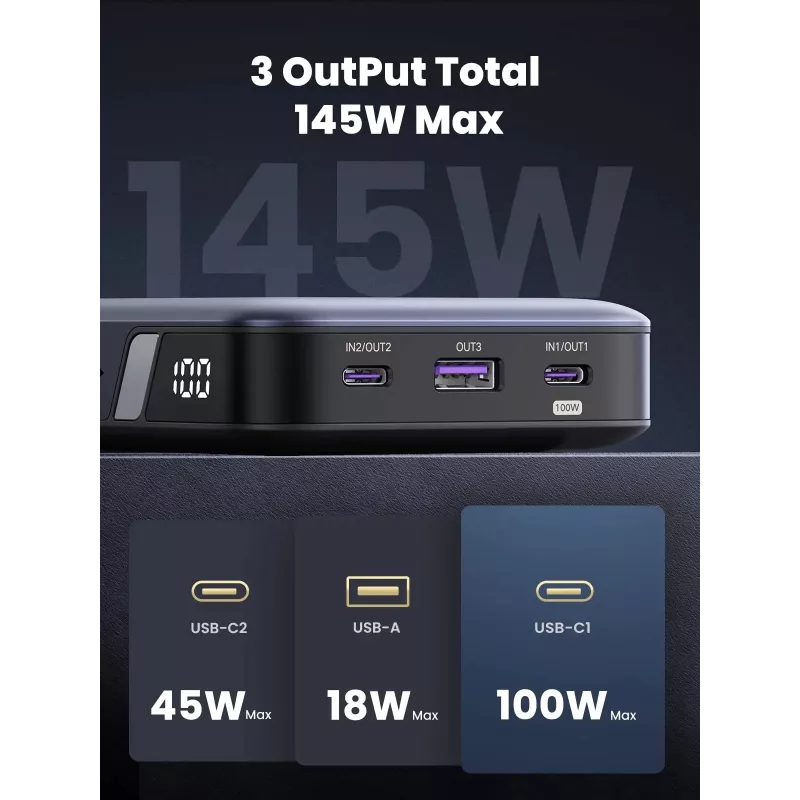 Φορητό Powerbank 25000 mAh Ugreen 90597A
