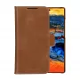 Θήκη flip dbramante1928 Lynge LMSUGTDT6471 για Samsung Galaxy S25 Ultra, δέρμα με κόκκους, ανοιχτό καφέ