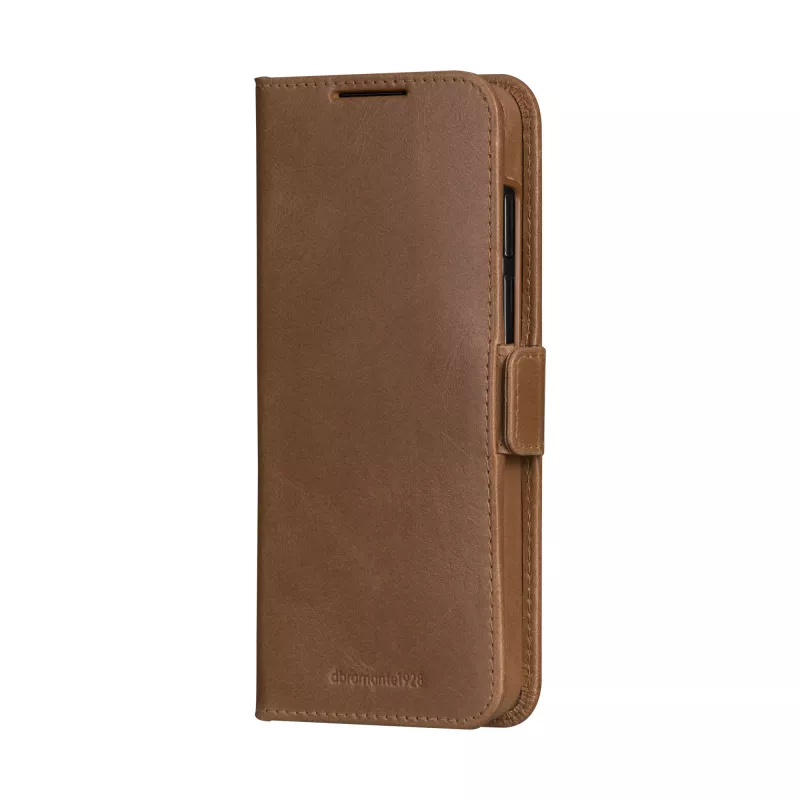 Θήκη flip dbramante1928 Lynge LMSUGTDT6471 για Samsung Galaxy S25 Ultra, δέρμα με κόκκους, ανοιχτό καφέ