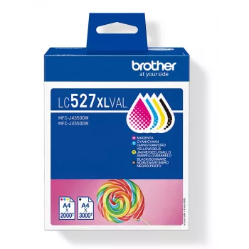 Μελανοταινία Brother LC-527XLVAL Πολυσυσκευασία MFCJ4350DW/4550DW Έγχρωμη
