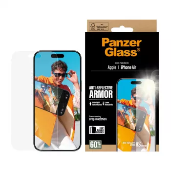 PanzerGlass Anti-Reflective Armor Μεμβράνη προστασίας οθόνης iPhone Air ανθεκτική στις γρατσουνιές και στους κραδασμούς