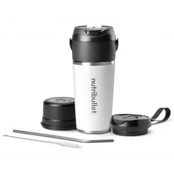 NutriBullet Flip 0.59 L Φορητό Μπλέντερ Μαύρο, Λευκό