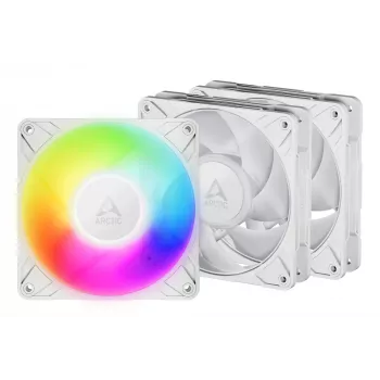 ARCTIC Freezer P12 Pro A-RGB (Λευκό) - συσκευασία 3 τεμ. ανεμιστήρες 120 mm A-RGB PWM με διαχωριστή καλωδίου
