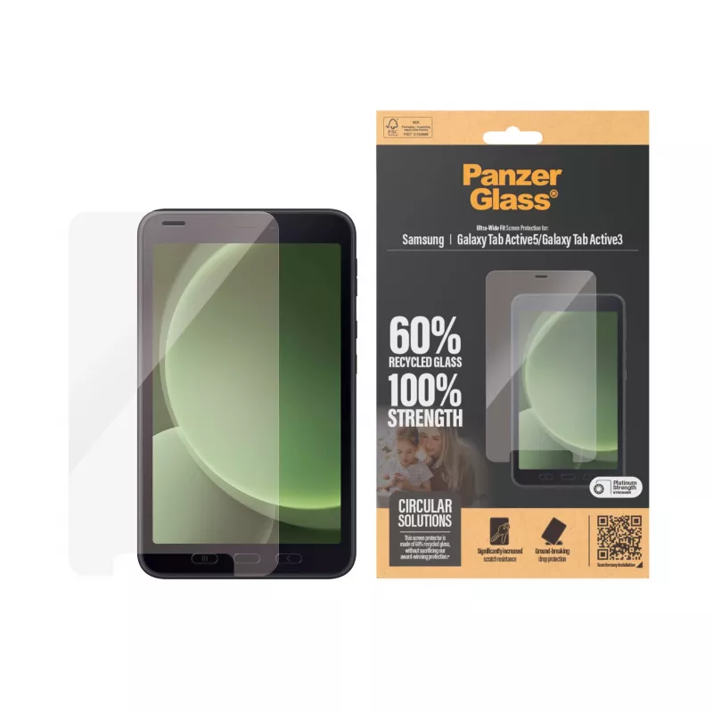 PanzerGlass® Προστασία οθόνης Samsung Galaxy Tab Active5 | Active3 | Ultra-Wide Fit