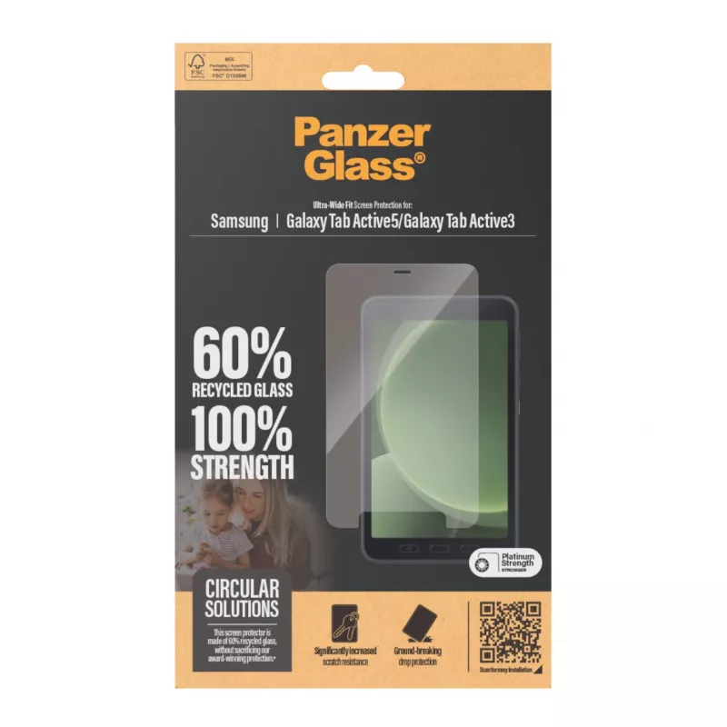 PanzerGlass® Προστασία οθόνης Samsung Galaxy Tab Active5 | Active3 | Ultra-Wide Fit