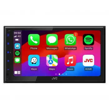 JVC KW-M695DBW Αυτοραδιόφωνο Μαύρο Wi-Fi 200 W Bluetooth